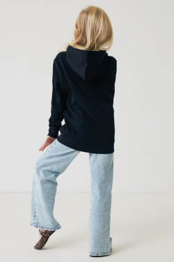 Logo trade promotional giveaways image of: Iqoniq Yengo kids recycled cotton hoodie with sidepockets